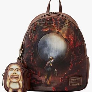 Loungefly Indiana Jones Backpack with Coin Purse